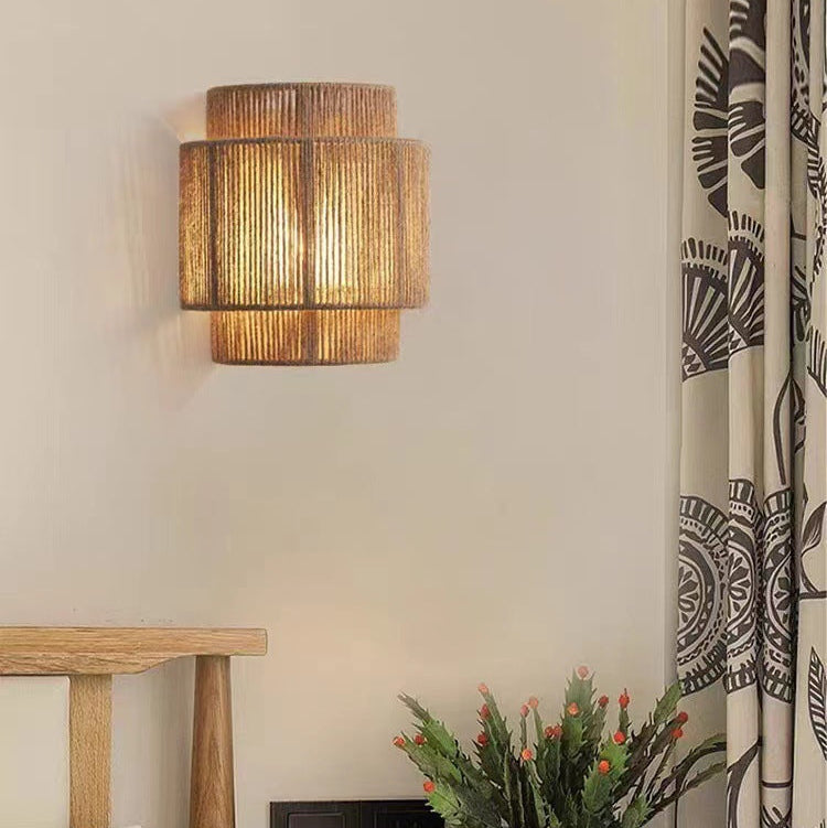 Woven Rope Wall Lamp
