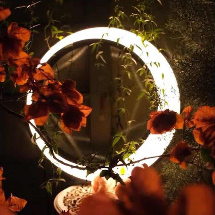 Crescent Outdoor Wall Light Stainless Steel LED Lamp