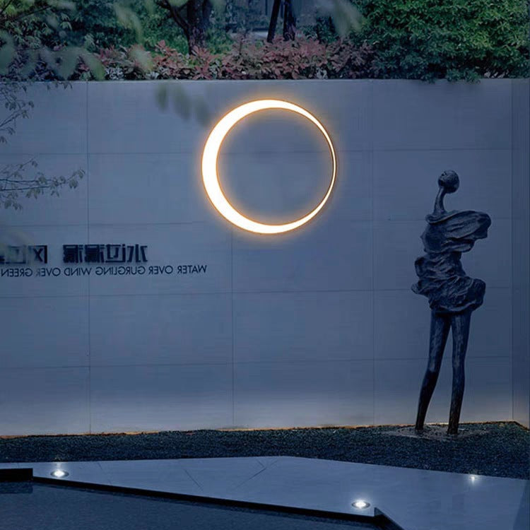 Crescent Outdoor Wall Light Stainless Steel LED Lamp