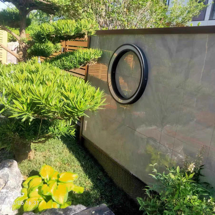 Crescent Outdoor Wall Light Stainless Steel LED Lamp