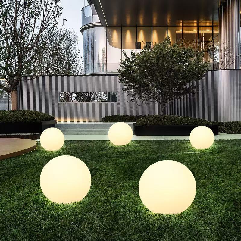 Solar Powered Spherical Garden Lights