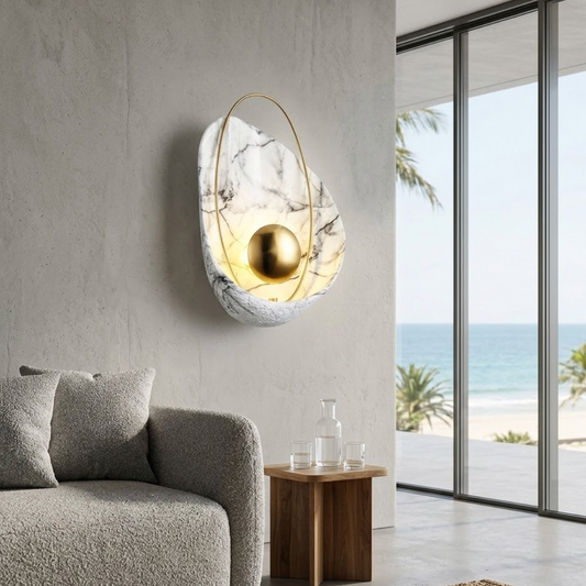 LumaShell Nordic Glass Wall Light