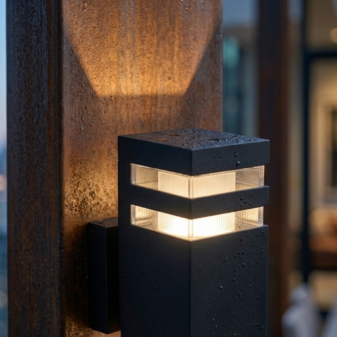 Lumina Oasis™ Aureon Up & Down Wall Light – Waterproof Modern Outdoor Glow