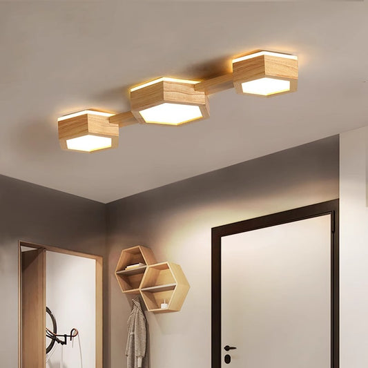 Unique Geometric LED Ceiling Light