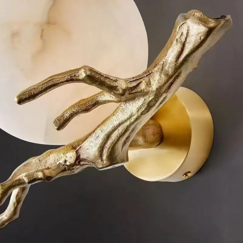 Chinese Style Marble Wall Lamp